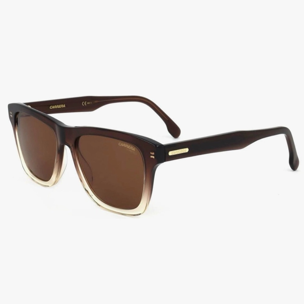 New Authentic Luxury House Carrera Two-Tone Brown Sunglasses